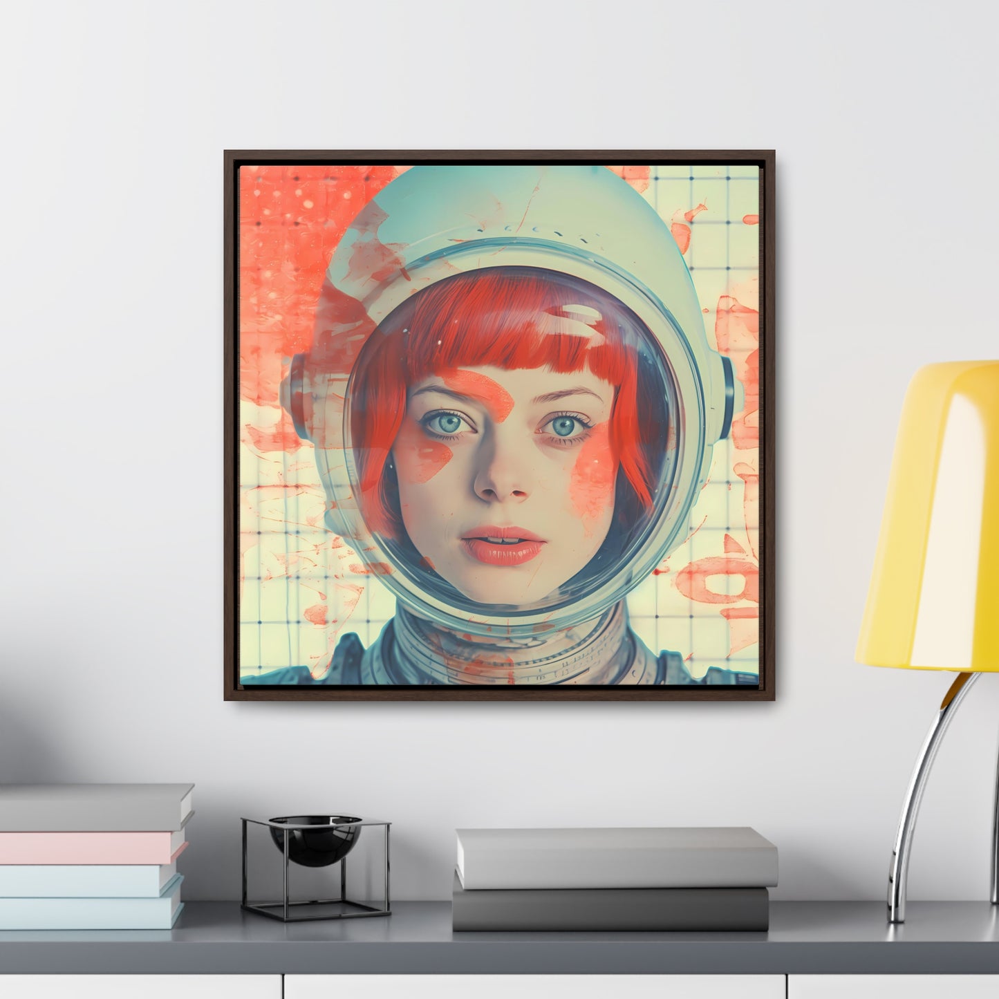 space art framed portrait print emma stone