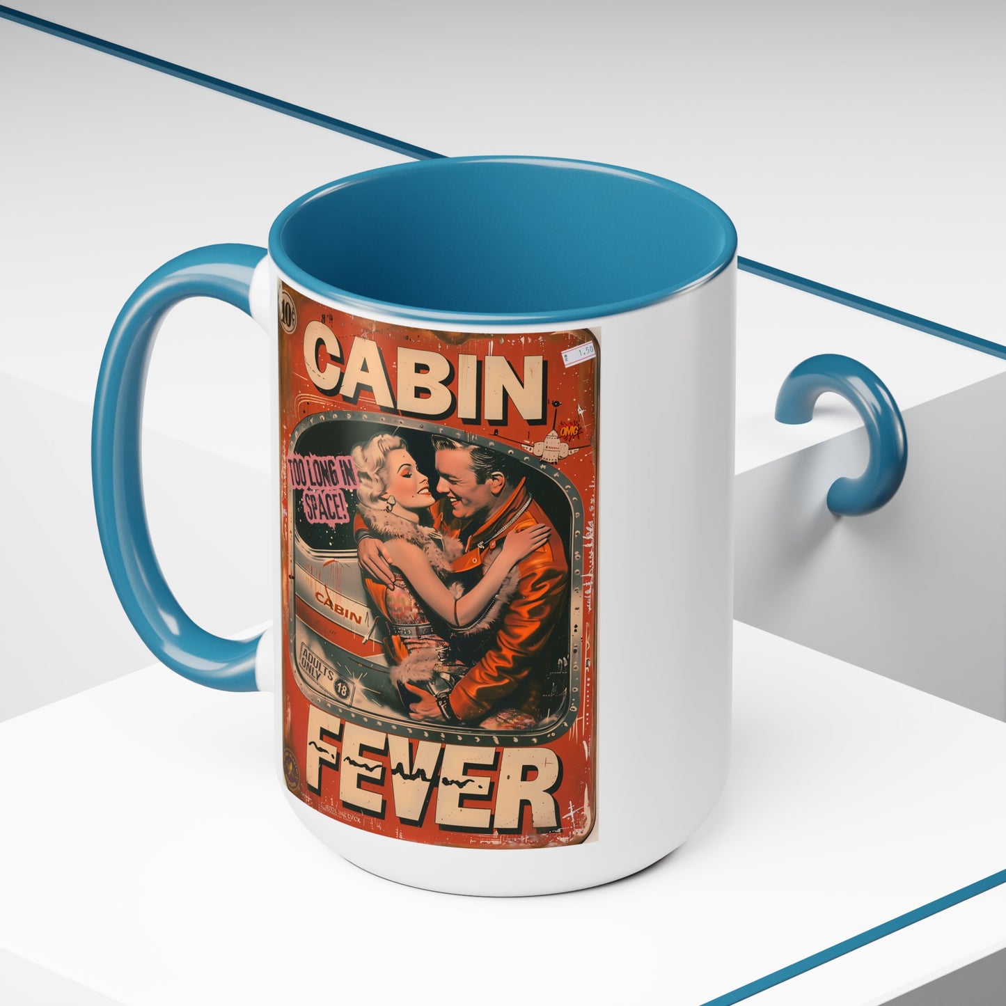 Pulp Novel Cover Mug - "Cabin Fever"