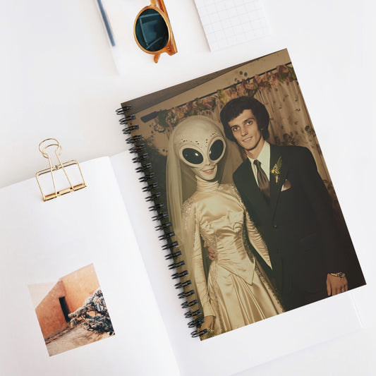 Alien Love Connections Notebook - Couple #9