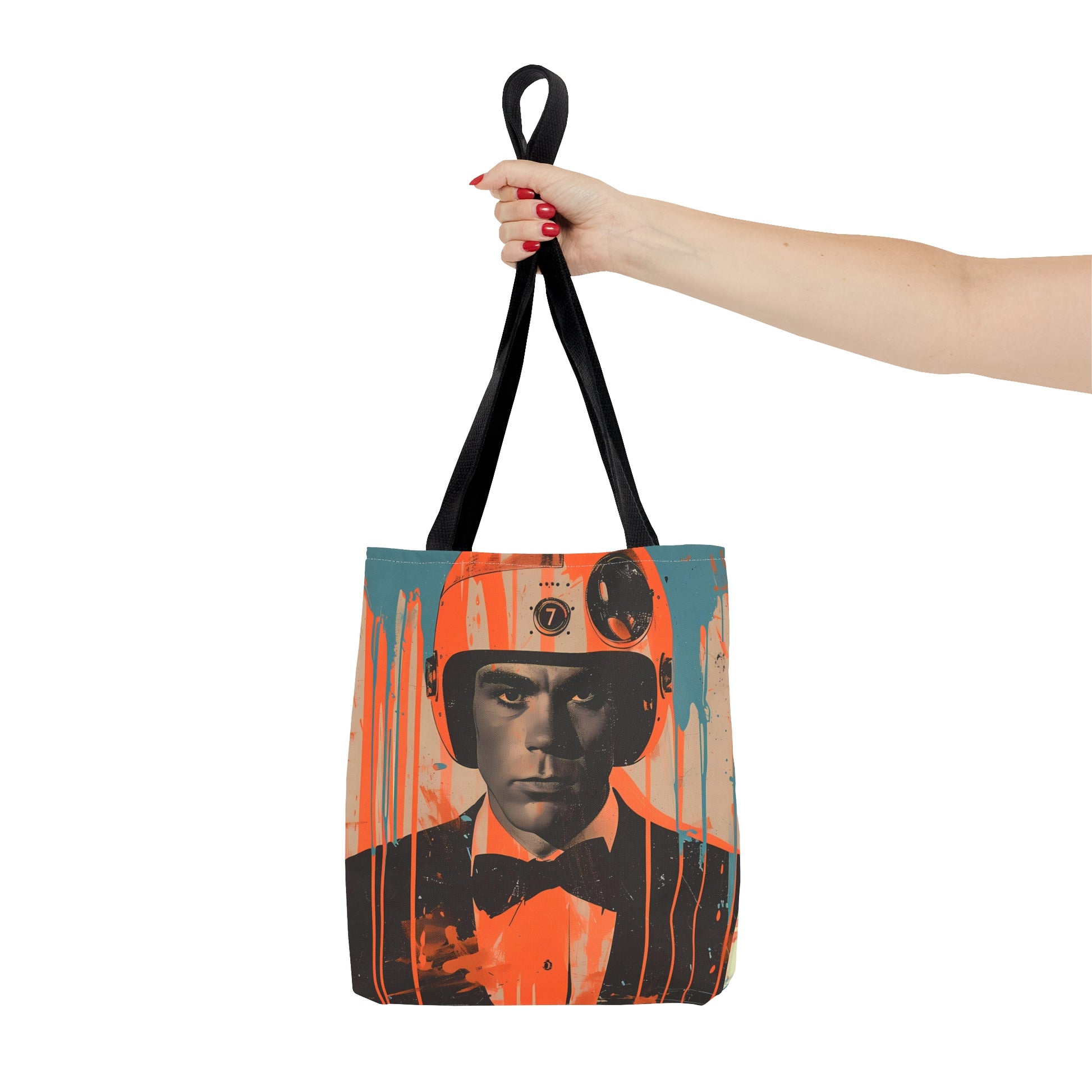 space art James Bond tote bag