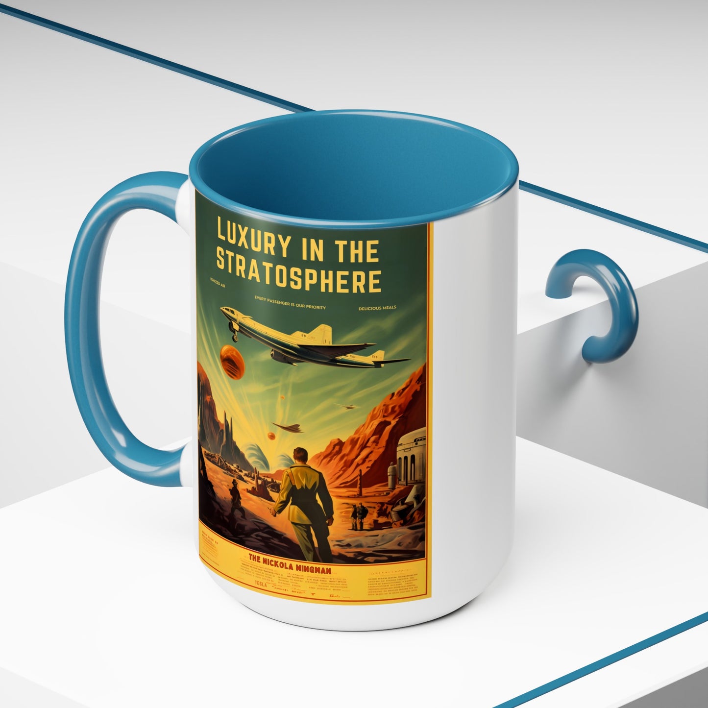 Nikola Wingman - Transportation Ad - Mug