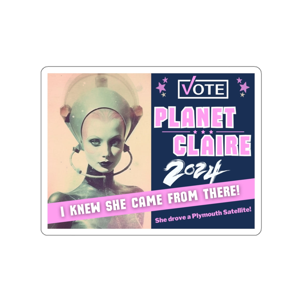 VOTE Planet Claire - Stickers!