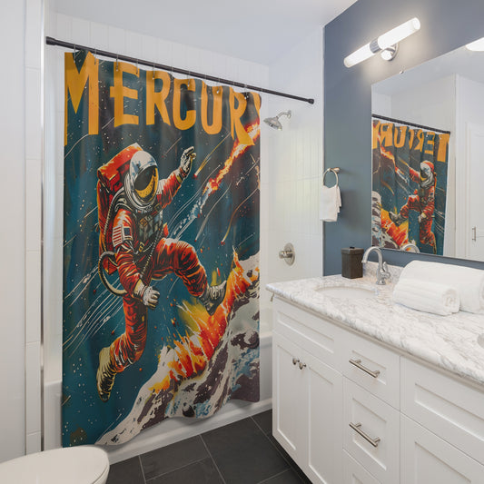 Planet Mercury Shower Curtain #13