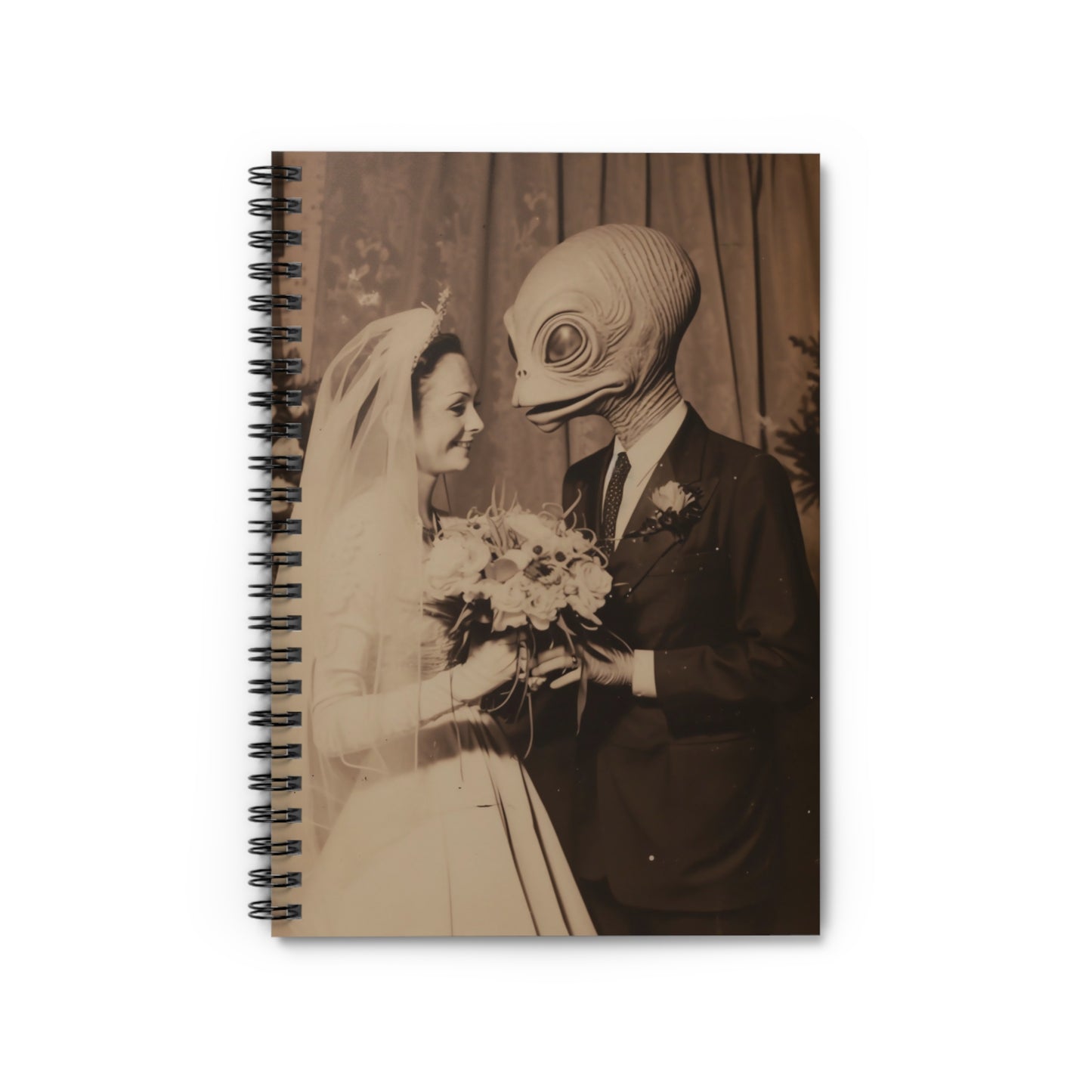 Alien Love Connections Notebook - Couple #4