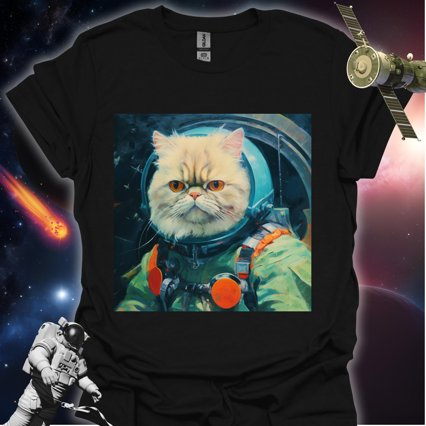 Pet Cadet Space Art T Shirt - #1