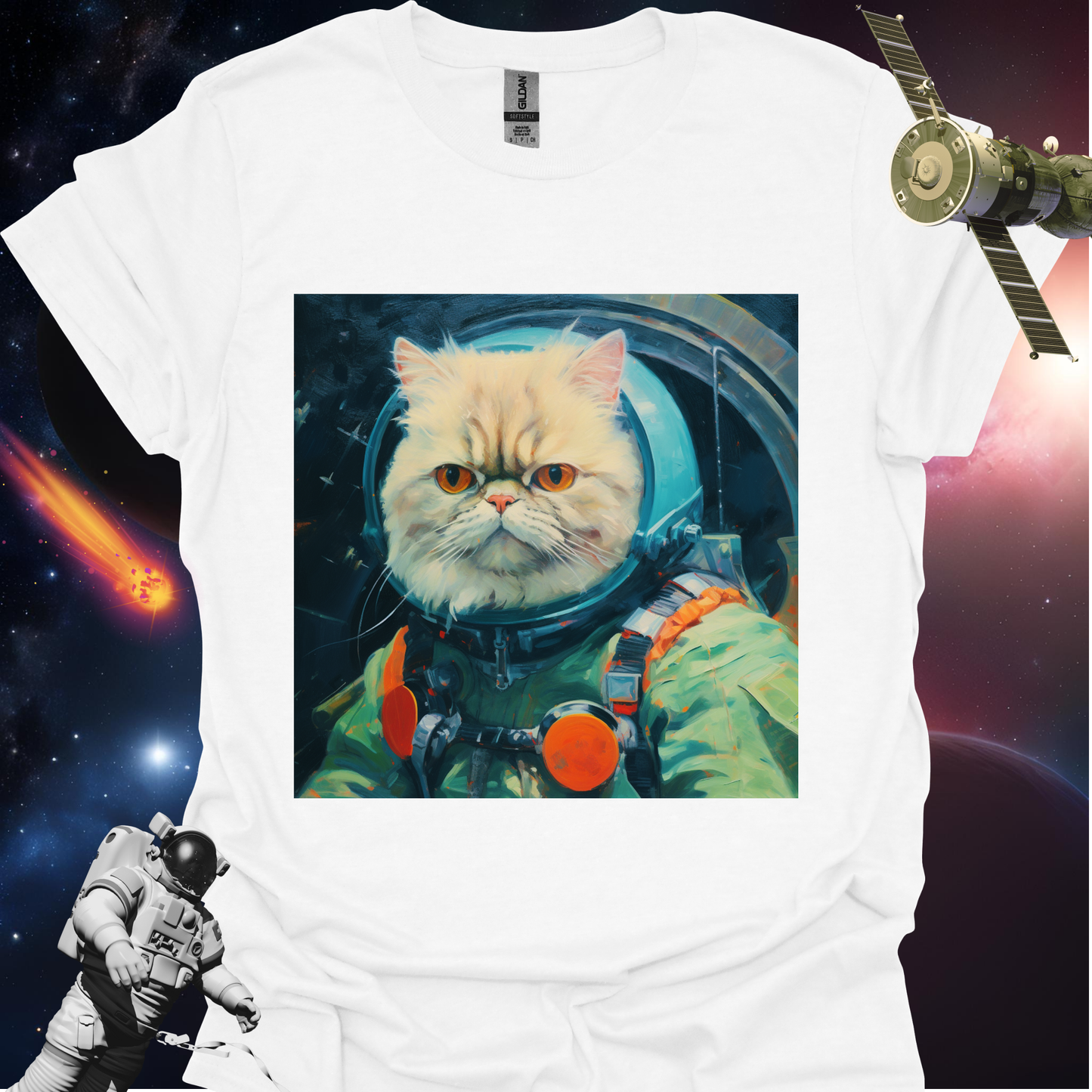 Pet Cadet Space Art T Shirt - #1