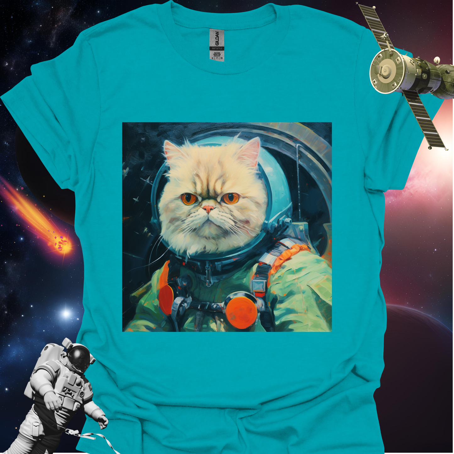 Pet Cadet Space Art T Shirt - #1