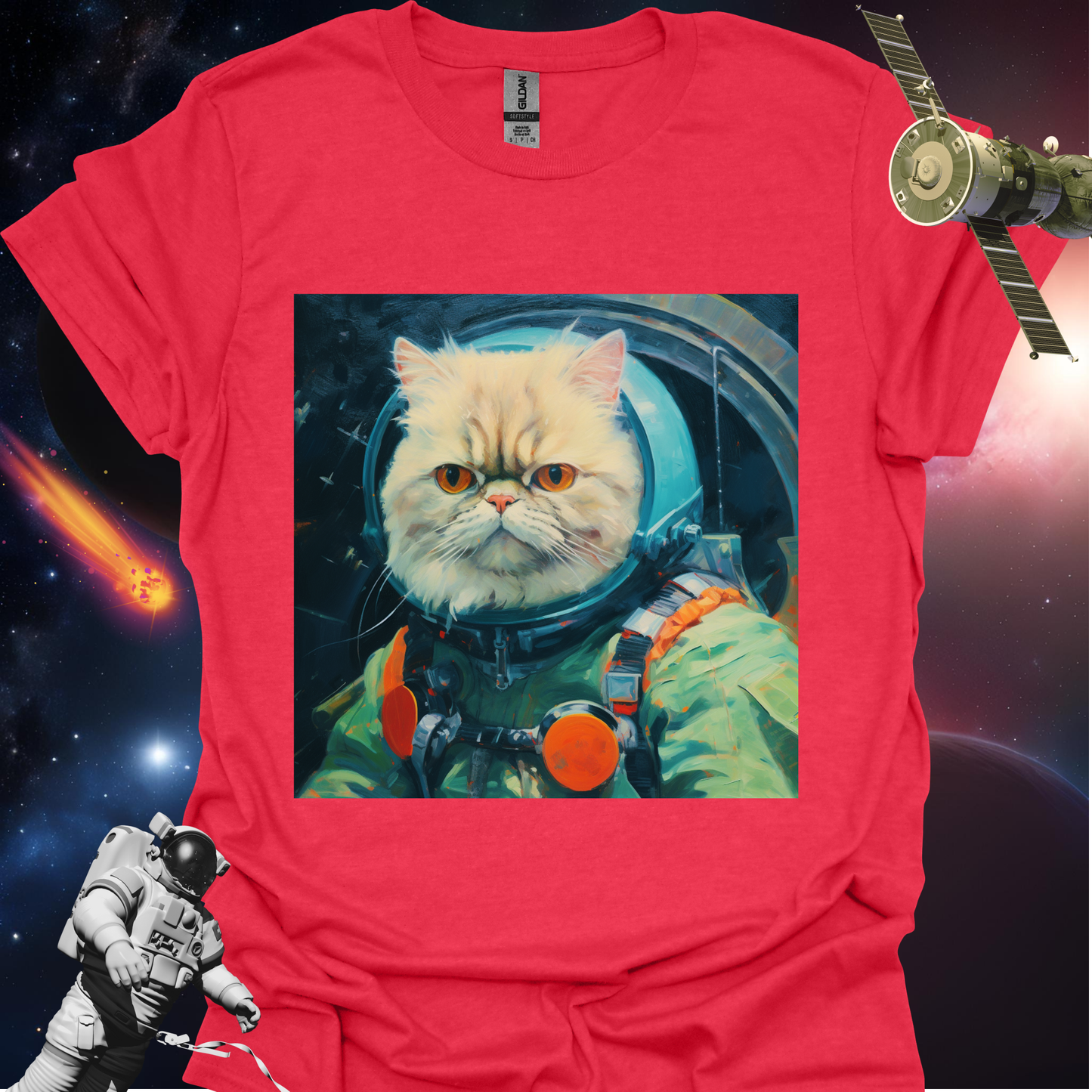 Pet Cadet Space Art T Shirt - #1