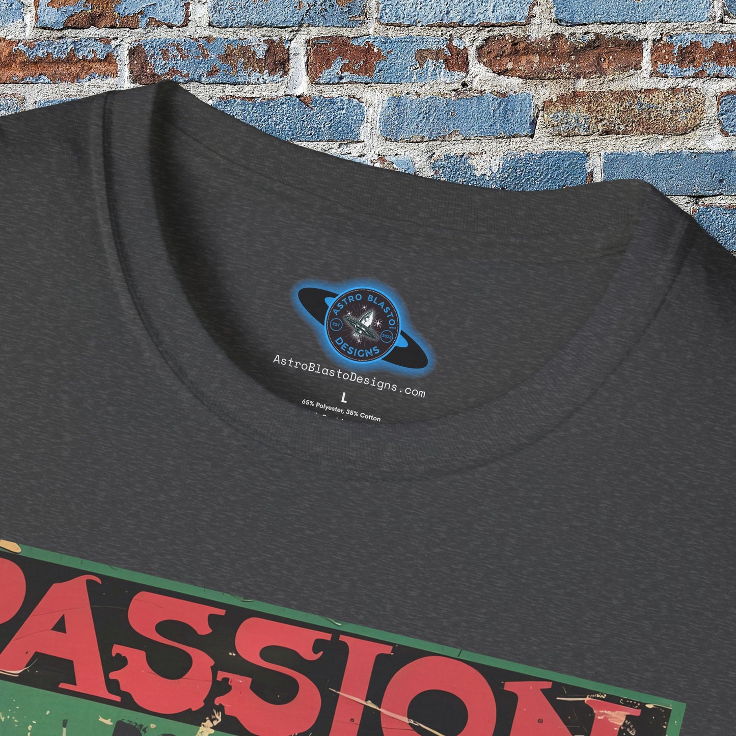 Pulp Novel Covers Tee! - Passion: Bots on Fire!