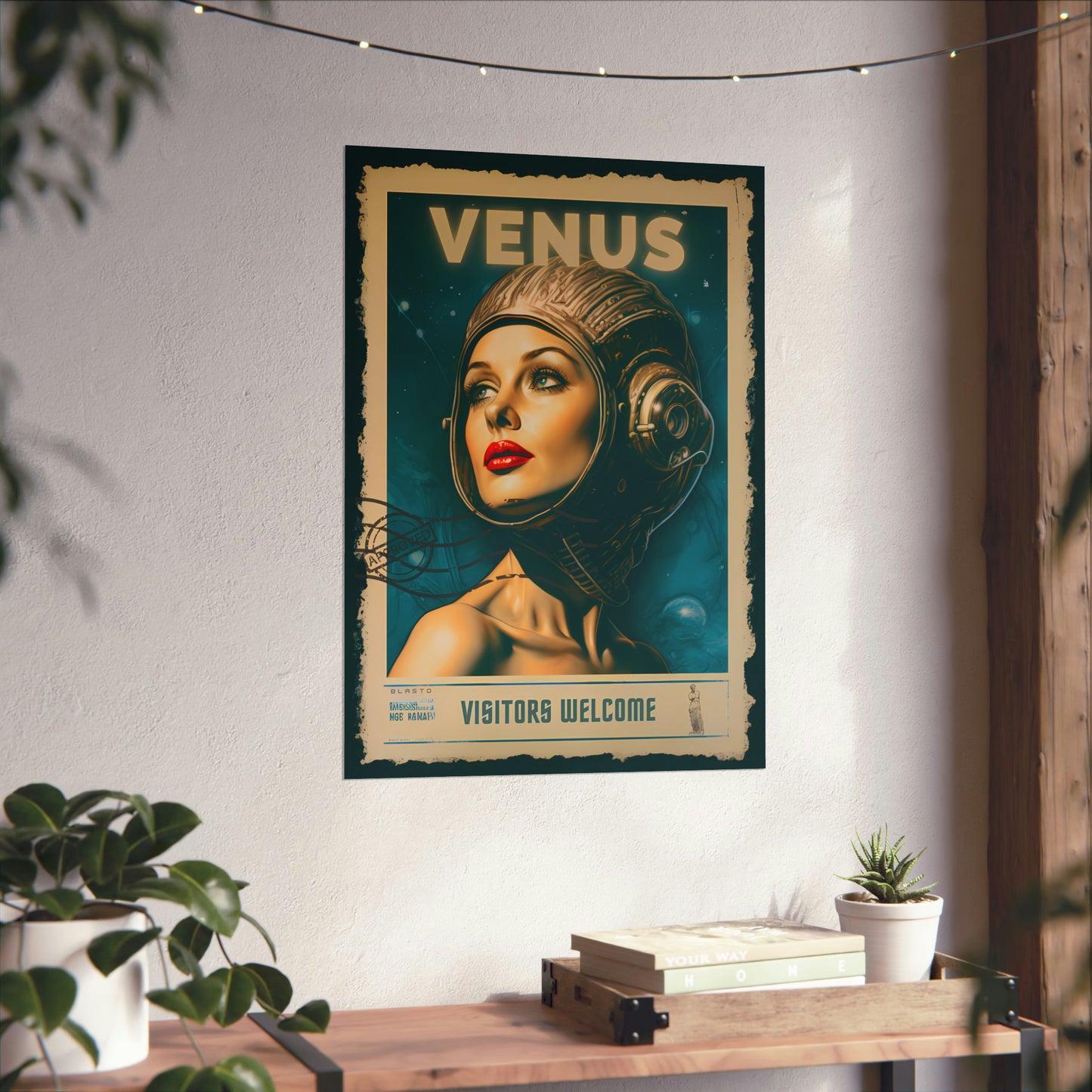 Postage Stamp Planet Poster - Venus