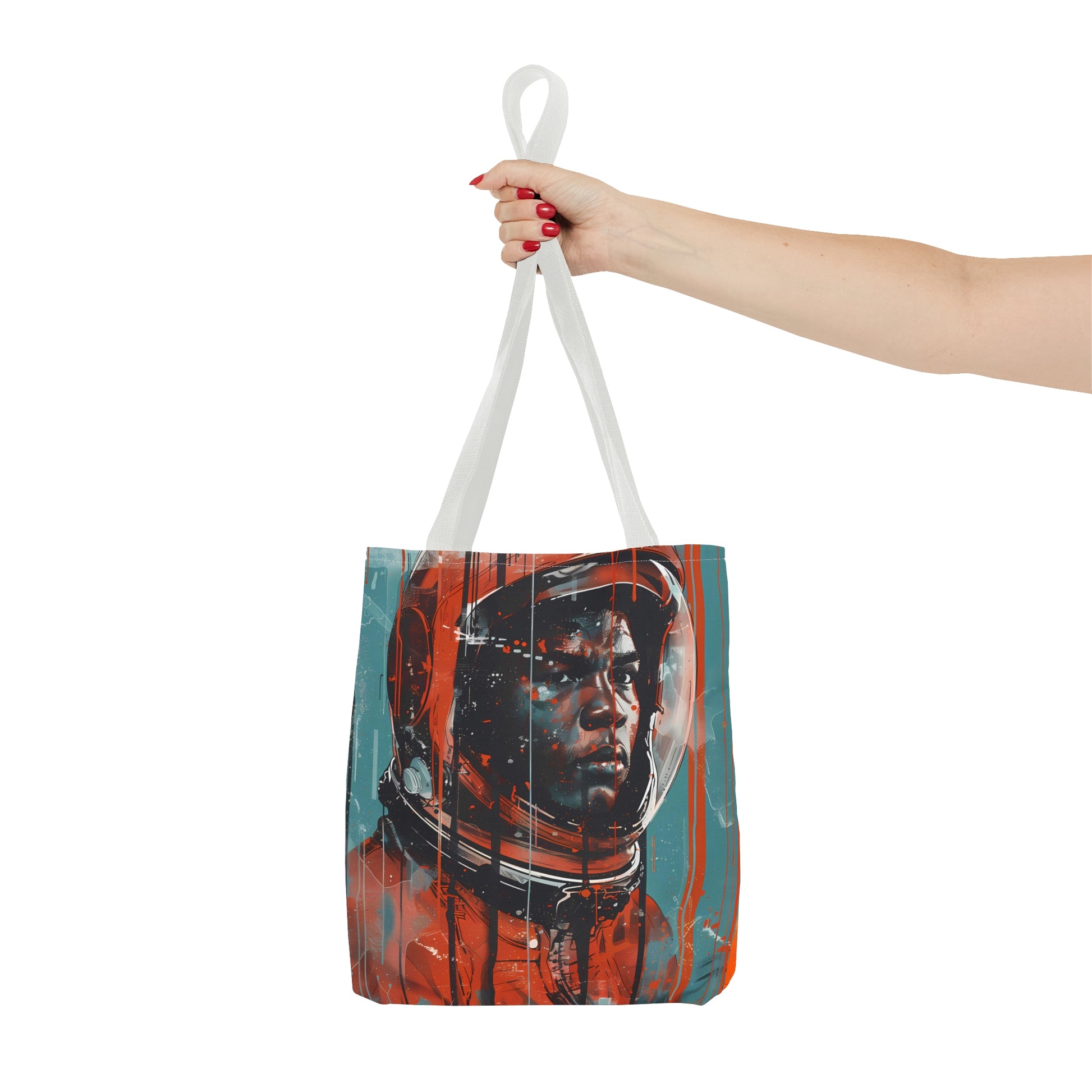 space art Muhammad Ali tote bag