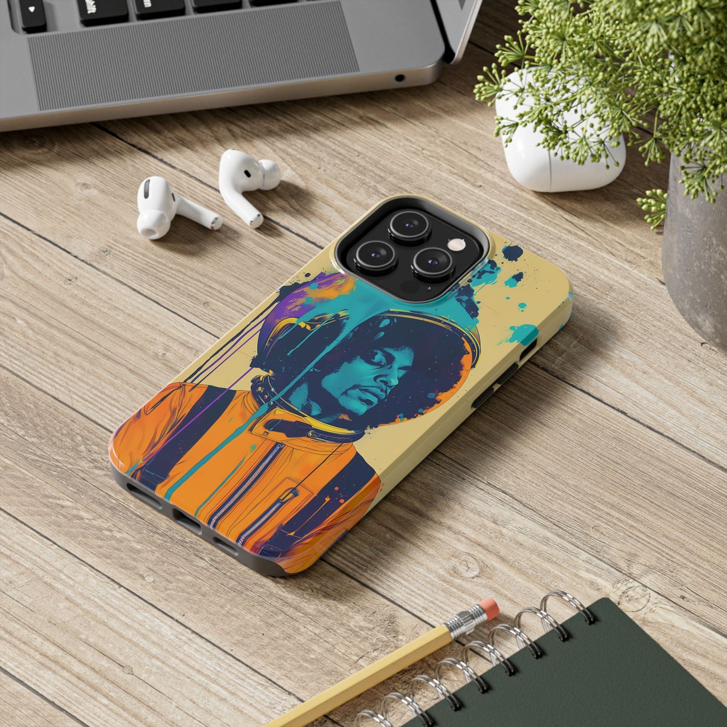 Astro Cadet iPhone Case #4 (all versions including 16 Pro & Pro Max)