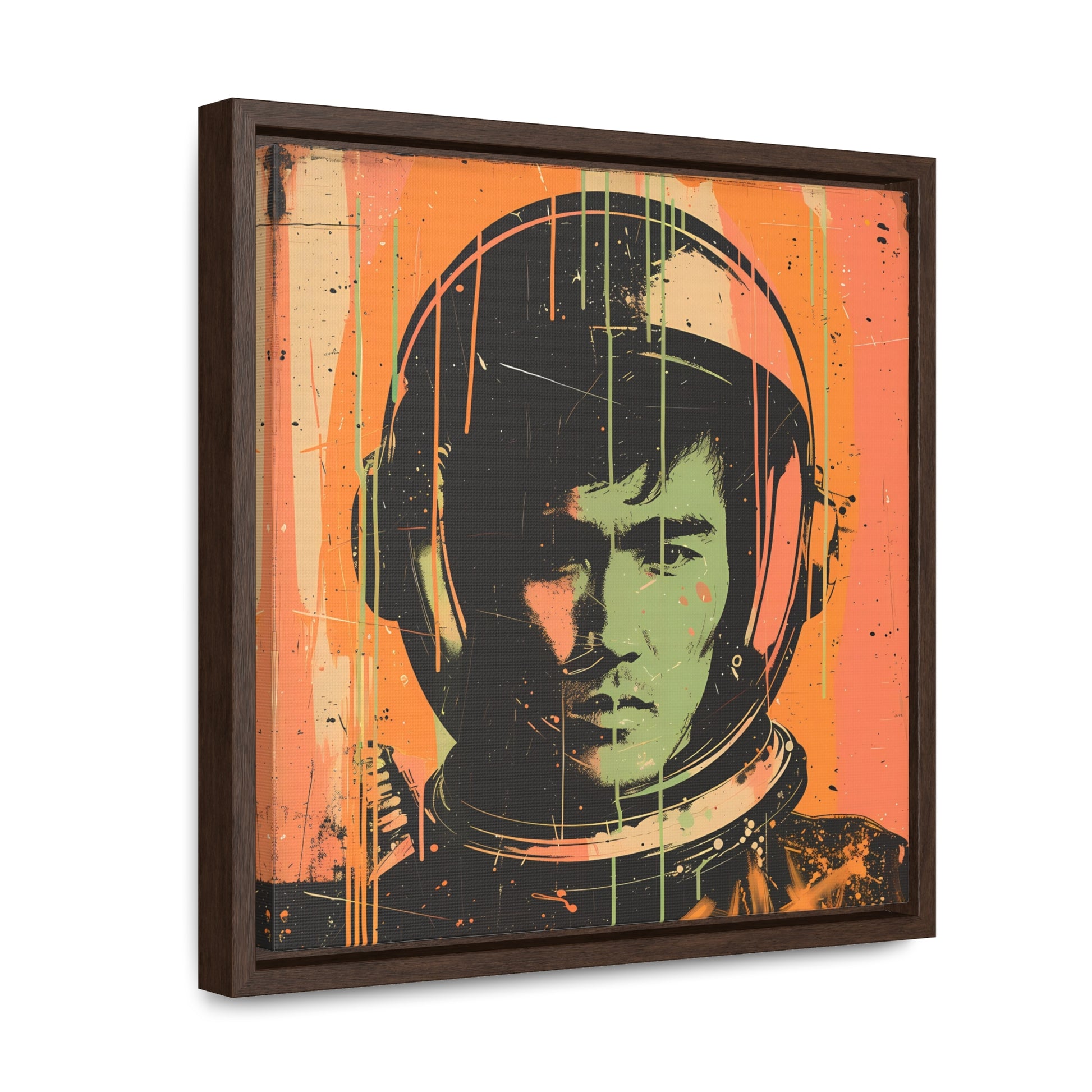 space art framed portrait print elvis