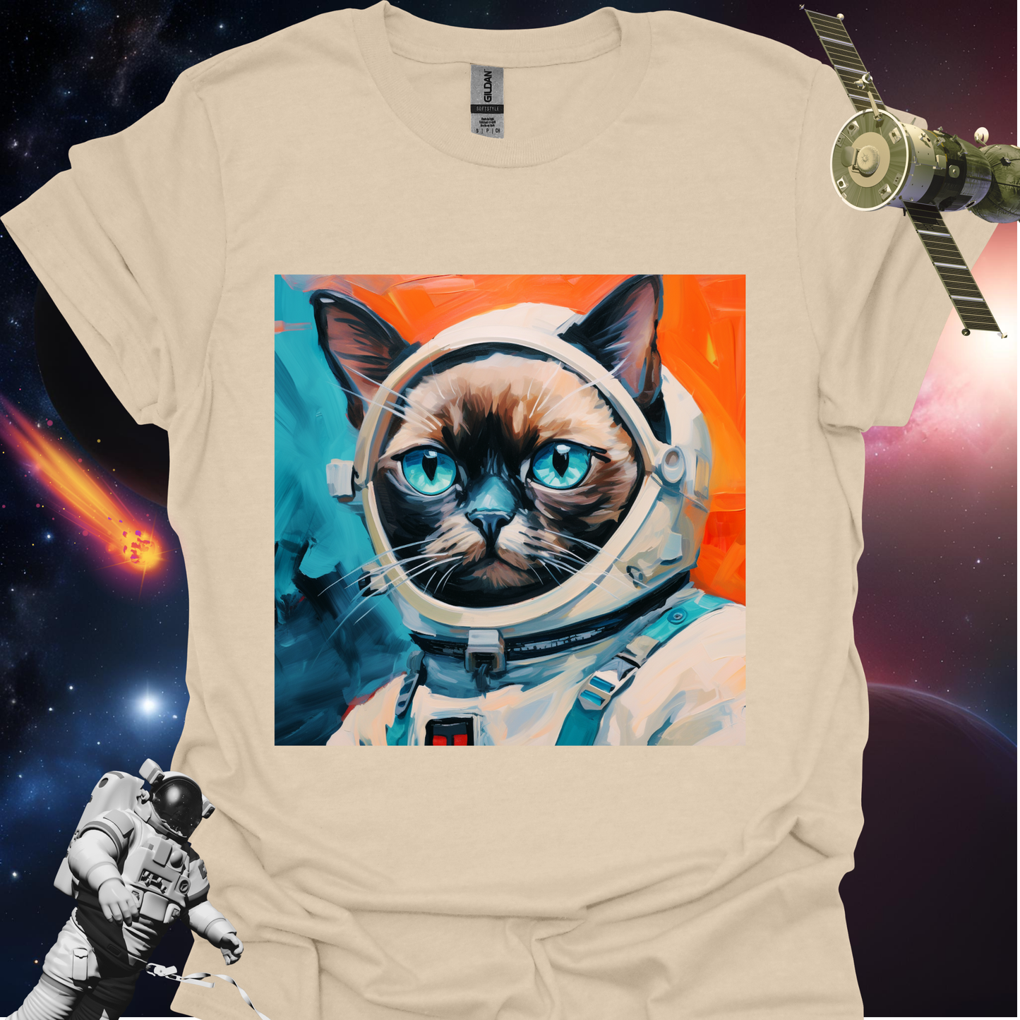 Pet Cadet Space Art T Shirt - #3