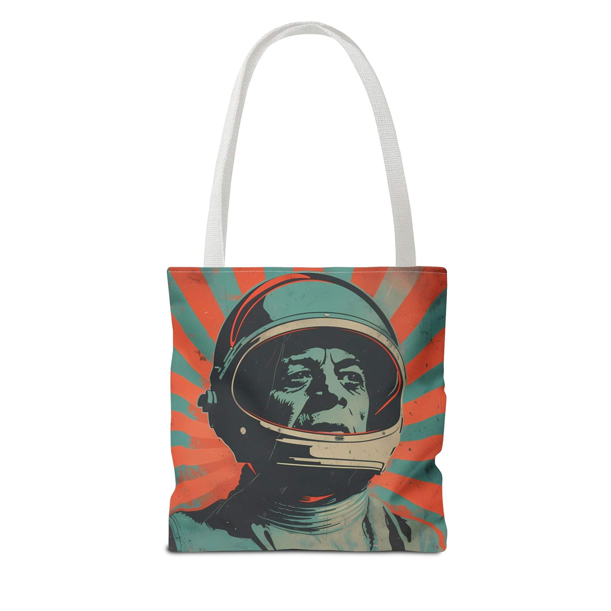 space art president kennedy tote bag