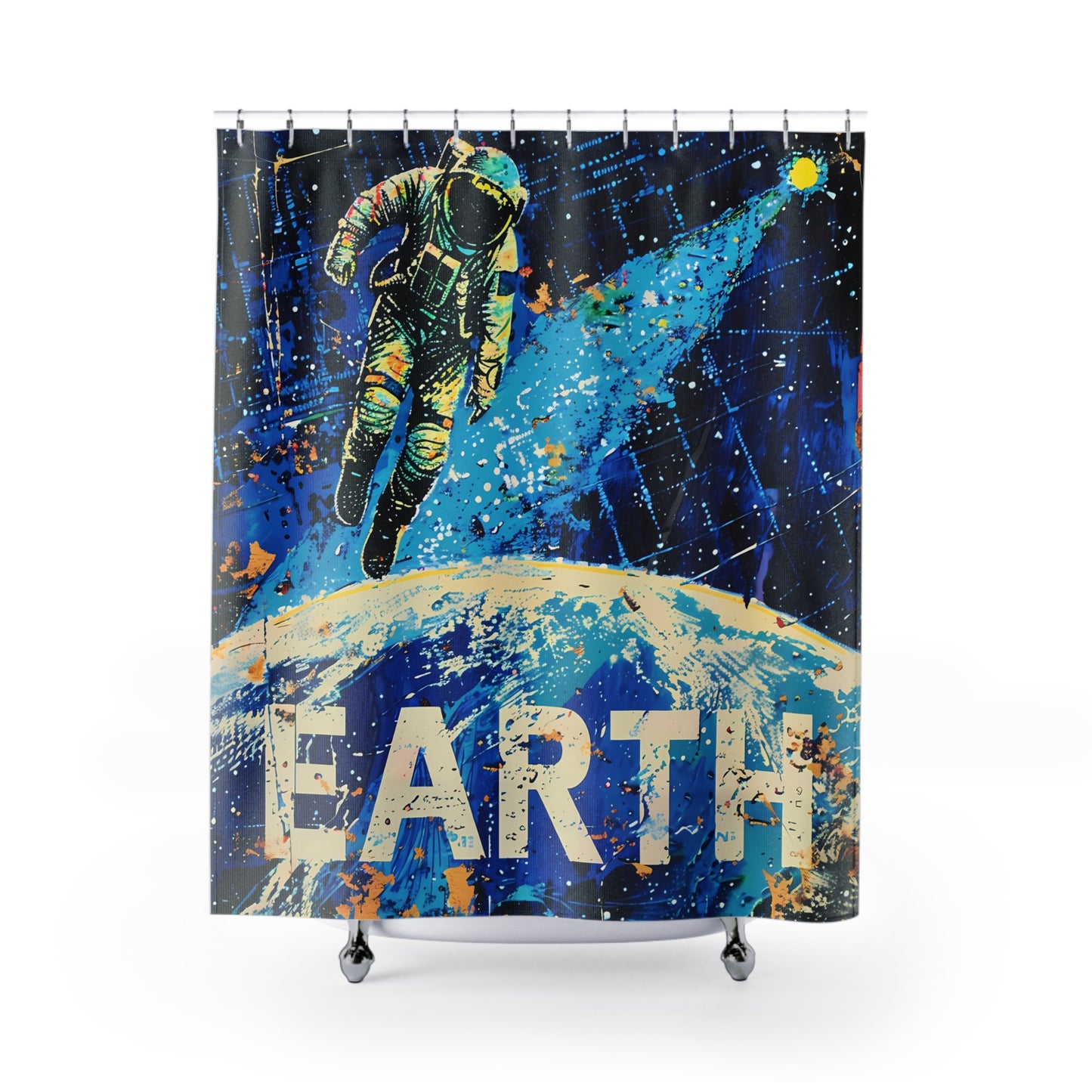 Planet Earth Shower Curtain #14