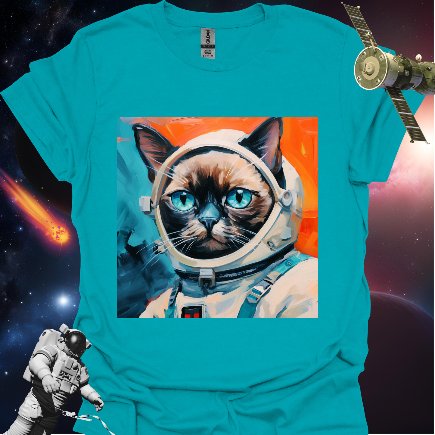 Pet Cadet Space Art T Shirt - #3