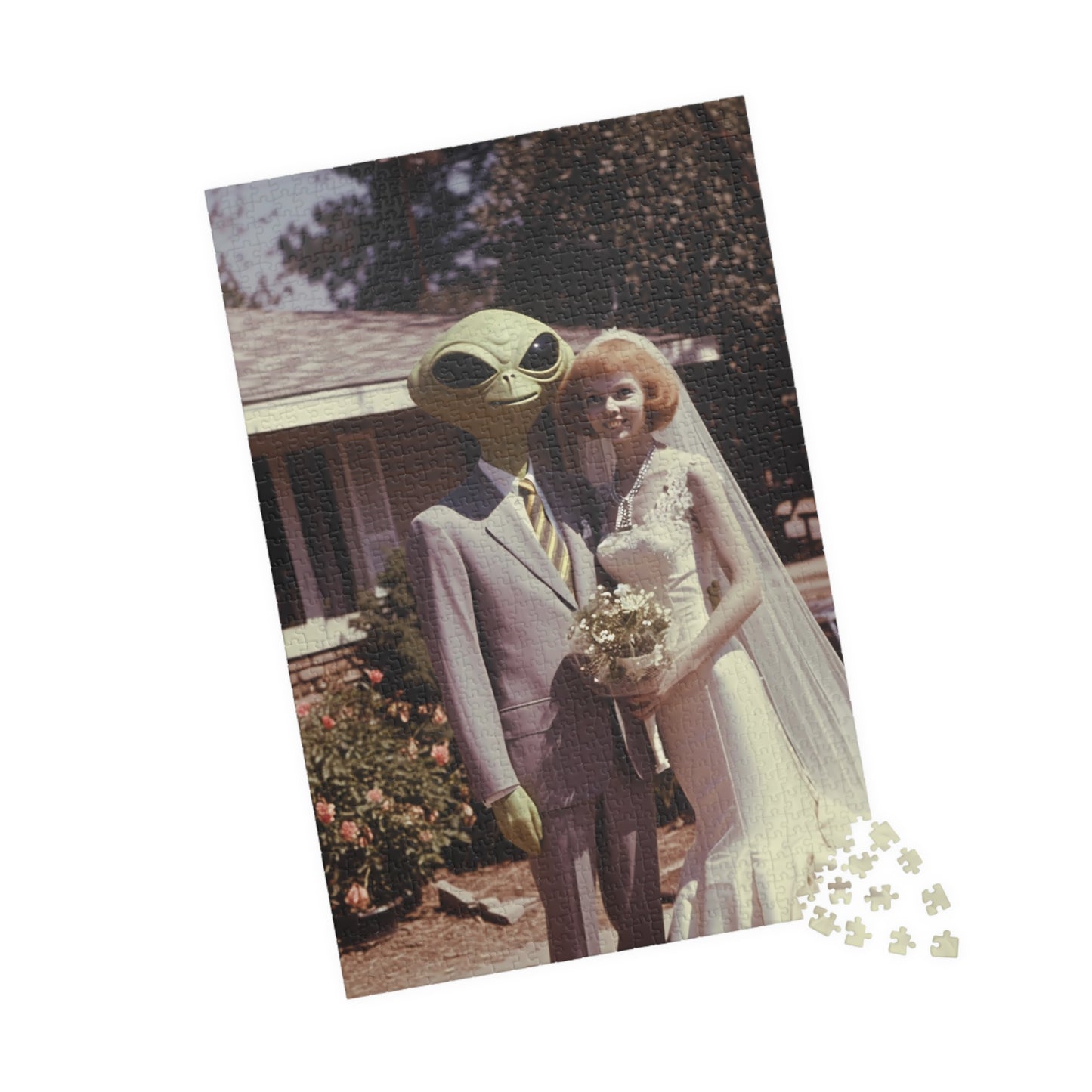 Alien Love Connections Puzzle - Couple #5 (1014, 520, or 252 pcs)