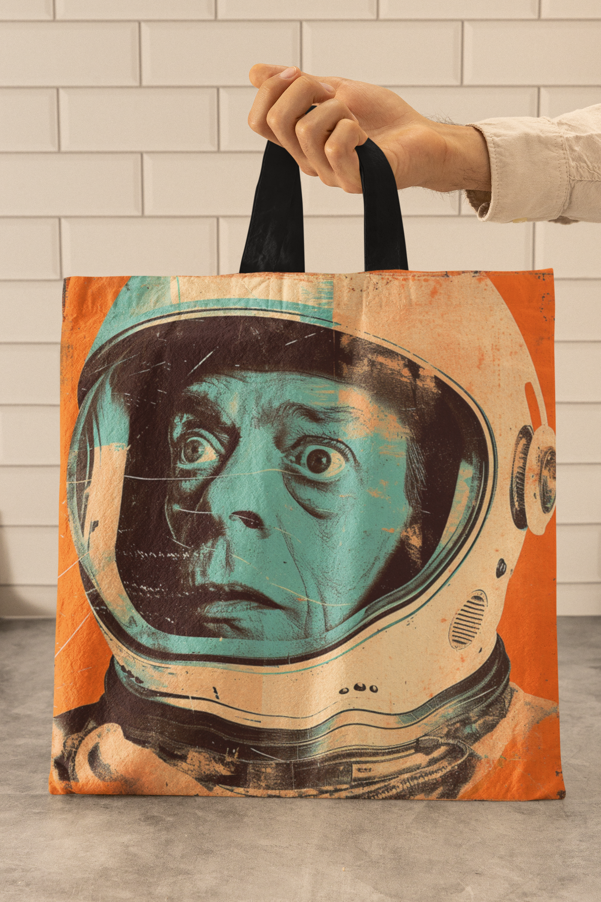 space art Don Knotts tote bag