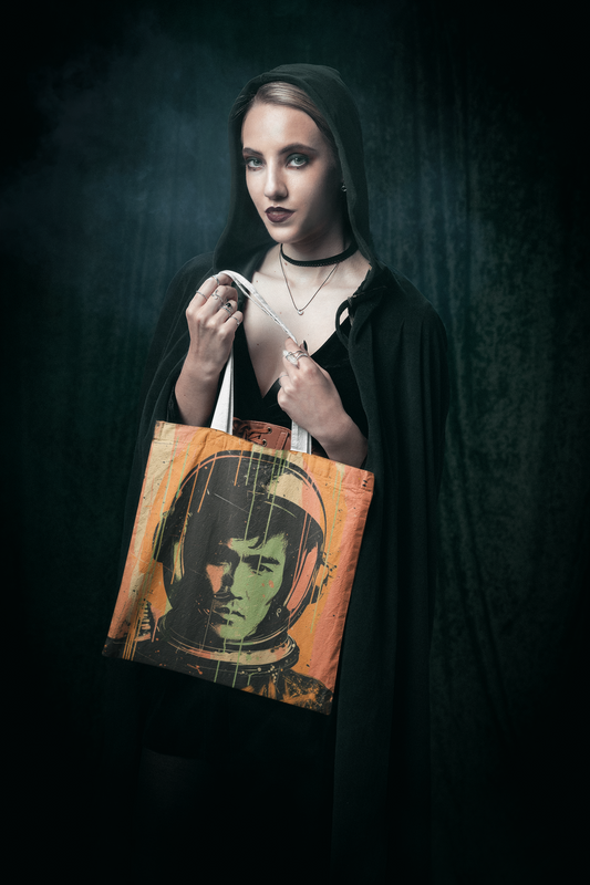 space art bruce lee tote bag